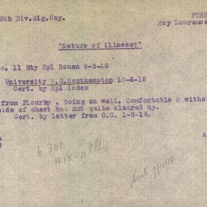 Soldier packet page