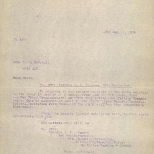 Soldier packet page