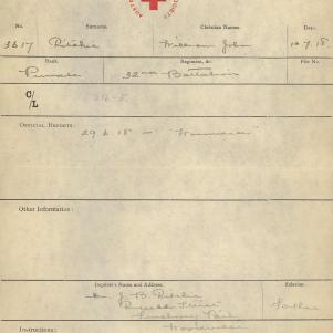 Soldier packet page