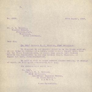 Soldier packet page