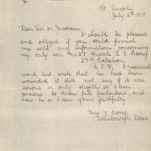 Soldier packet page