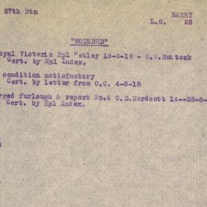 Soldier packet page