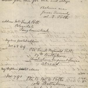 Soldier packet page