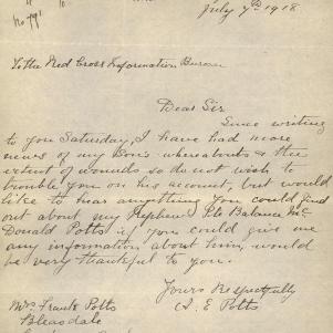 Soldier packet page