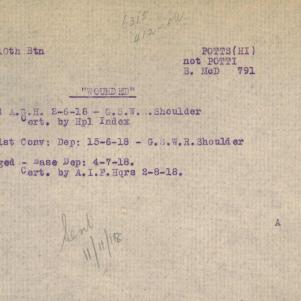 Soldier packet page
