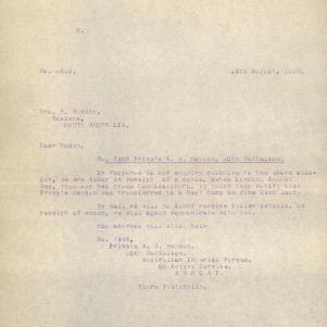 Soldier packet page