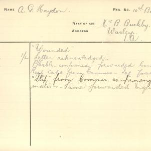 Soldier packet page