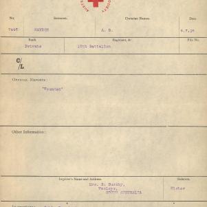 Soldier packet page