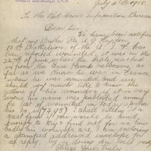 Soldier packet page
