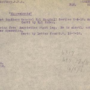 Soldier packet page