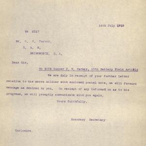 Soldier packet page