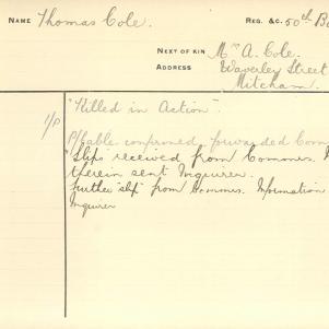 Soldier packet page