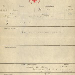 Soldier packet page