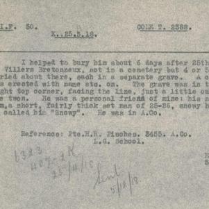 Soldier packet page