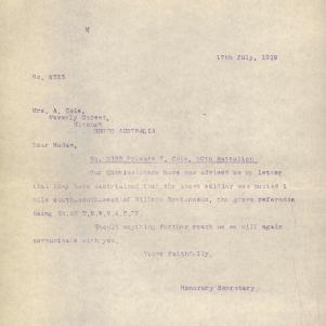 Soldier packet page