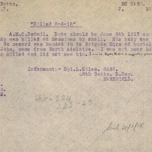 Soldier packet page