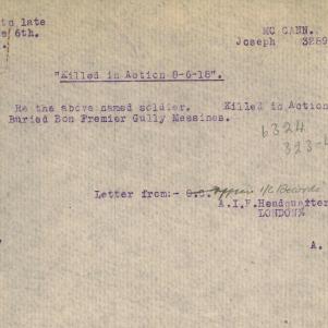 Soldier packet page