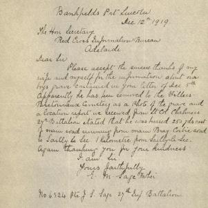 Soldier packet page