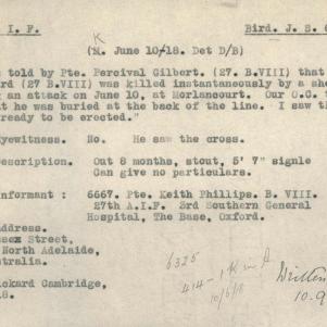 Soldier packet page