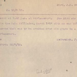 Soldier packet page
