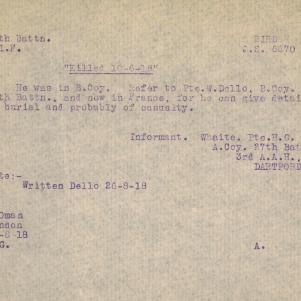 Soldier packet page