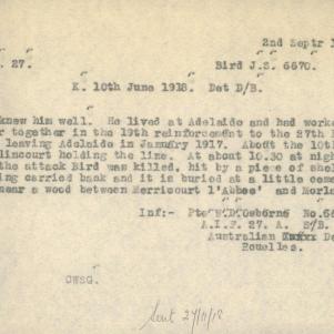 Soldier packet page