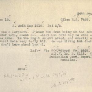 Soldier packet page