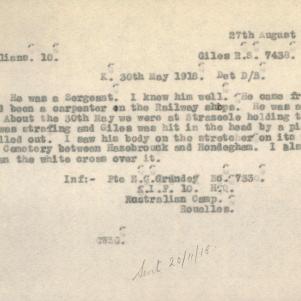 Soldier packet page