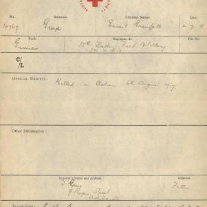 Soldier packet page