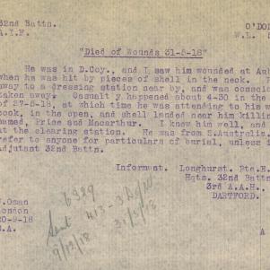 Soldier packet page