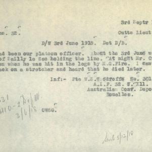 Soldier packet page