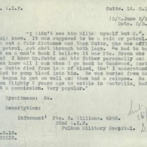 Soldier packet page