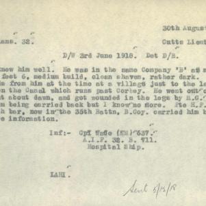 Soldier packet page