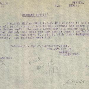 Soldier packet page