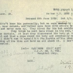 Soldier packet page