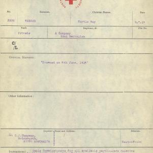 Soldier packet page