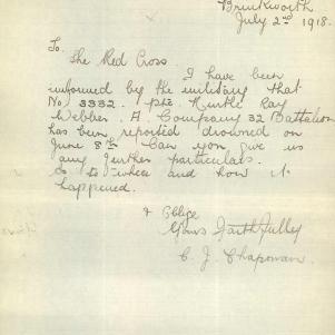 Soldier packet page