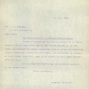 Soldier packet page