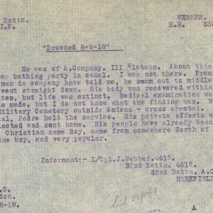 Soldier packet page