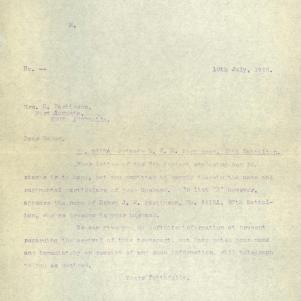 Soldier packet page