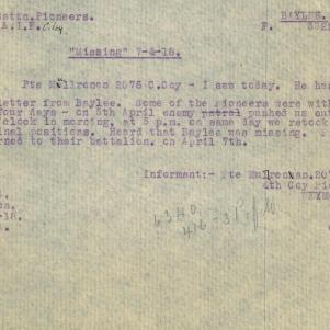 Soldier packet page