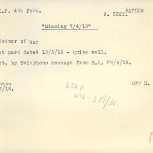 Soldier packet page