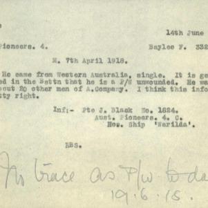 Soldier packet page