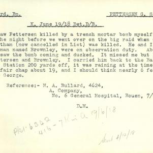 Soldier packet page