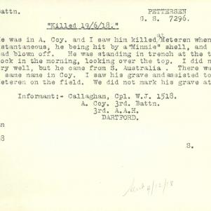 Soldier packet page