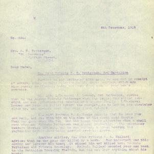 Soldier packet page