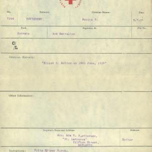 Soldier packet page