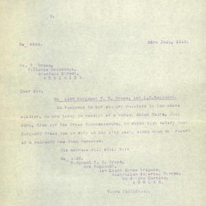 Soldier packet page