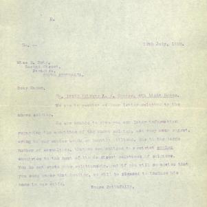 Soldier packet page