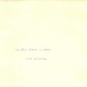 Soldier packet page